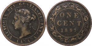 1 Cent Canada Bronzo Vittoria (1819 - 1901)