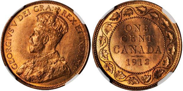 1 Cent Canada Bronzo Giorgio V (1865-1936)