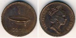 1 Cent Figi Bronzo 