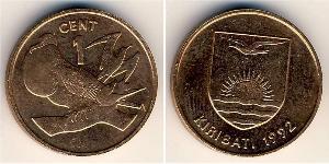1 Cent Kiribati Bronzo 