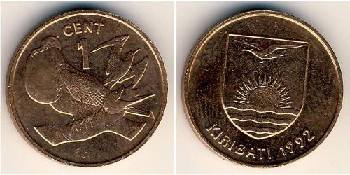 1 Cent Kiribati Bronzo 