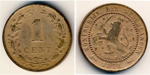 1 Cent Regno dei Paesi Bassi (1815 - ) Bronzo 