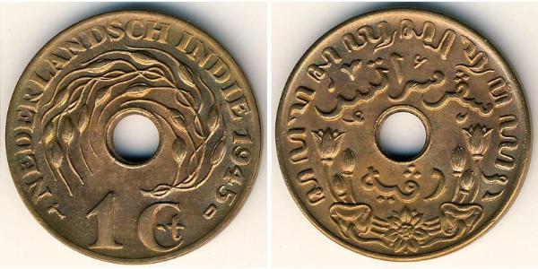 1 Cent Regno dei Paesi Bassi (1815 - ) Bronzo 