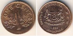 1 Cent Singapore Bronzo 