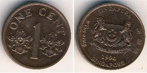 1 Cent Singapore Bronzo 