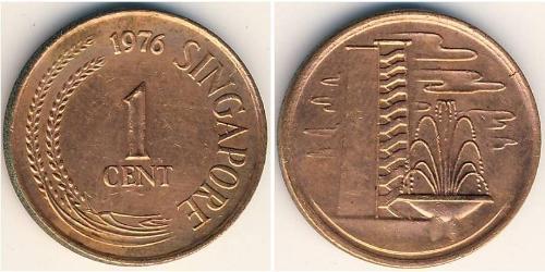 1 Cent Singapore Bronzo 