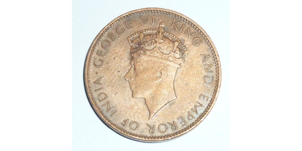 1 Cent Sri Lanka Bronzo Giorgio VI (1895-1952)