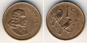 1 Cent Sudafrica Bronzo 