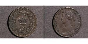 1 Cent Terranova e Labrador Bronzo Vittoria (1819 - 1901)