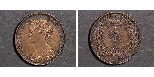 1 Cent Terranova e Labrador Bronzo Vittoria (1819 - 1901)