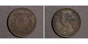 1 Cent Terranova e Labrador Bronzo Vittoria (1819 - 1901)