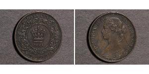 1 Cent Terranova e Labrador Bronzo Vittoria (1819 - 1901)