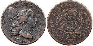 1 Cent Estados Unidos de América (1776 - ) Cobre 