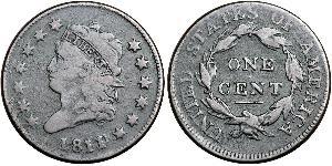 1 Cent Estados Unidos de América (1776 - ) Cobre 