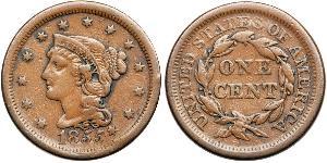 1 Cent Estados Unidos de América (1776 - ) Cobre 