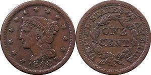 1 Cent Estados Unidos de América (1776 - ) Cobre 