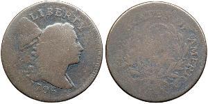 1 Cent Estados Unidos de América (1776 - ) Cobre 