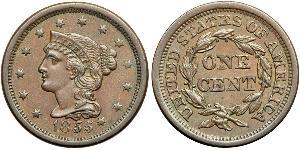 1 Cent Estados Unidos de América (1776 - ) Cobre 