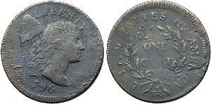1 Cent Estados Unidos de América (1776 - ) Cobre 