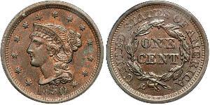 1 Cent Estados Unidos de América (1776 - ) Cobre 