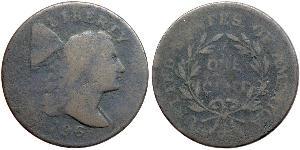 1 Cent Estados Unidos de América (1776 - ) Cobre 