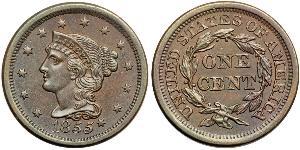 1 Cent Estados Unidos de América (1776 - ) Cobre 