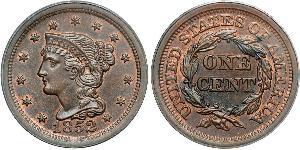 1 Cent Estados Unidos de América (1776 - ) Cobre 