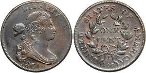 1 Cent Estados Unidos de América (1776 - ) Cobre 