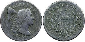 1 Cent Estados Unidos de América (1776 - ) Cobre 
