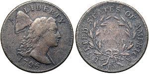 1 Cent Estados Unidos de América (1776 - ) Cobre 