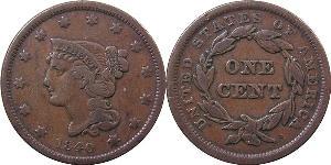 1 Cent Estados Unidos de América (1776 - ) Cobre 