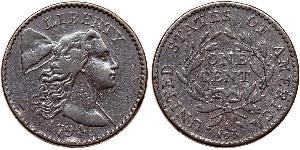 1 Cent Estados Unidos de América (1776 - ) Cobre 