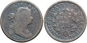 1 Cent Estados Unidos de América (1776 - ) Cobre 