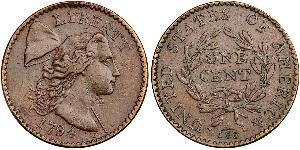 1 Cent Estados Unidos de América (1776 - ) Cobre 