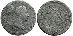 1 Cent Estados Unidos de América (1776 - ) Cobre 