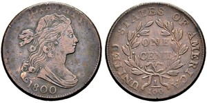 1 Cent Estados Unidos de América (1776 - ) Cobre 