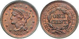 1 Cent Estados Unidos de América (1776 - ) Cobre 