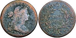 1 Cent Estados Unidos de América (1776 - ) Cobre 