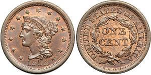 1 Cent Estados Unidos de América (1776 - ) Cobre 