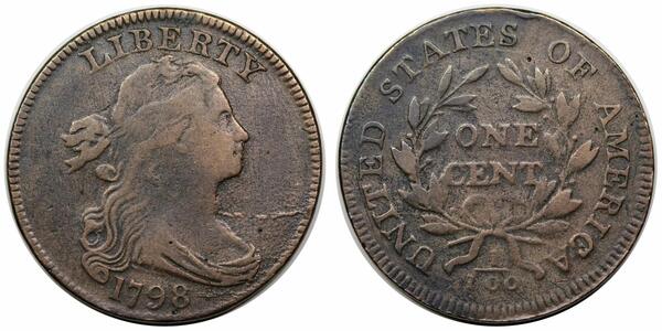 1 Cent Estados Unidos de América (1776 - ) Cobre 