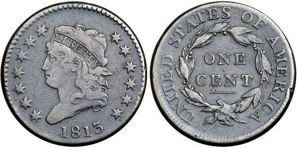 1 Cent Estados Unidos de América (1776 - ) Cobre 