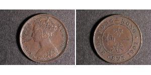 1 Cent Hong Kong Cobre Victoria (1819 - 1901)