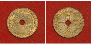 1 Cent Indochina francesa (1887-1954) Cobre 