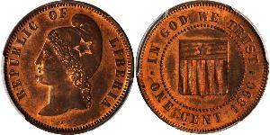 1 Cent Liberia Cobre 