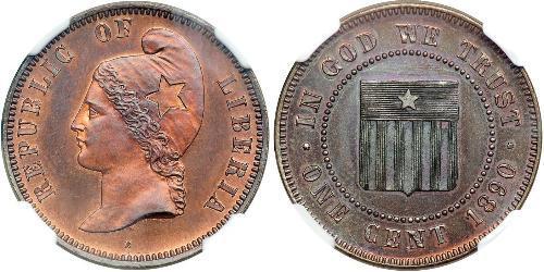 1 Cent Liberia Cobre 