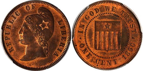 1 Cent Liberia Cobre 