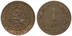 1 Cent Reino de los Países Bajos (1815 - ) Cobre 