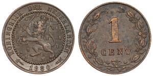 1 Cent Reino de los Países Bajos (1815 - ) Cobre 