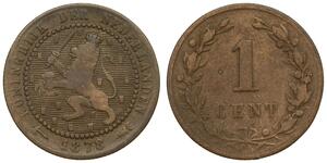 1 Cent Reino de los Países Bajos (1815 - ) Cobre 