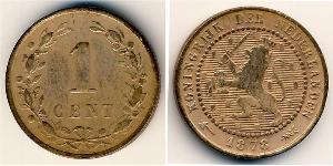 1 Cent Reino de los Países Bajos (1815 - ) Cobre 